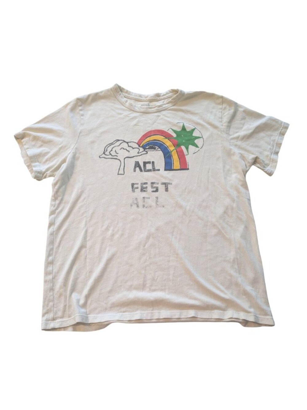 Imogene Willie ACL 2022 Sz XL Tee Shirt Austin City Limits Festival Hug Rainbow